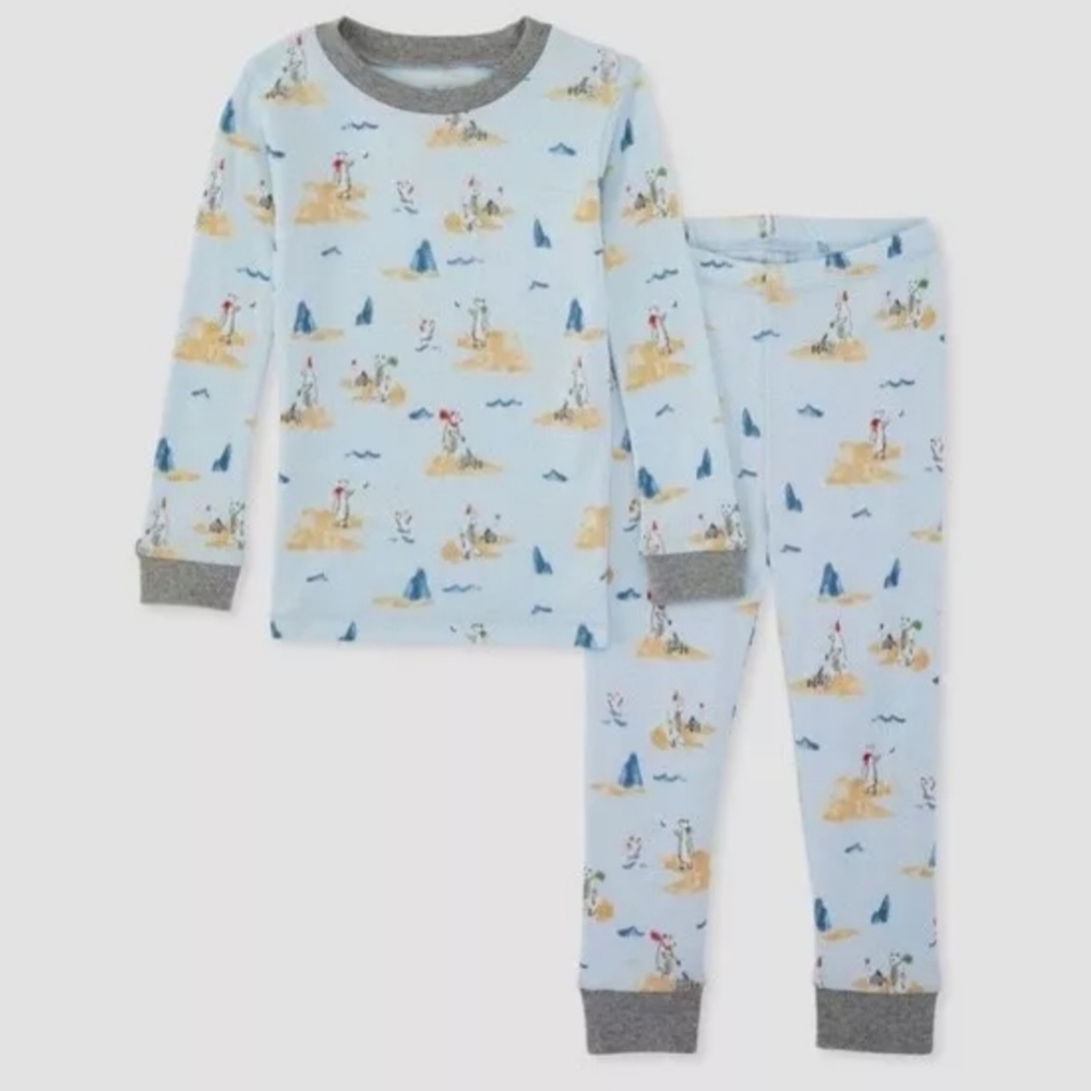 New Burt's Bees Bear Snowball Beach Pajama Set